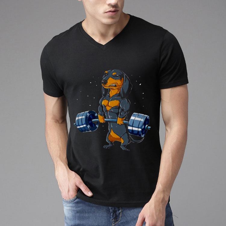 Dachshund Weightlifting Shirt