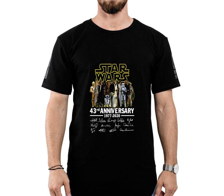 Star War 43rd Anniversary 1977 2020 Signatures Shirt