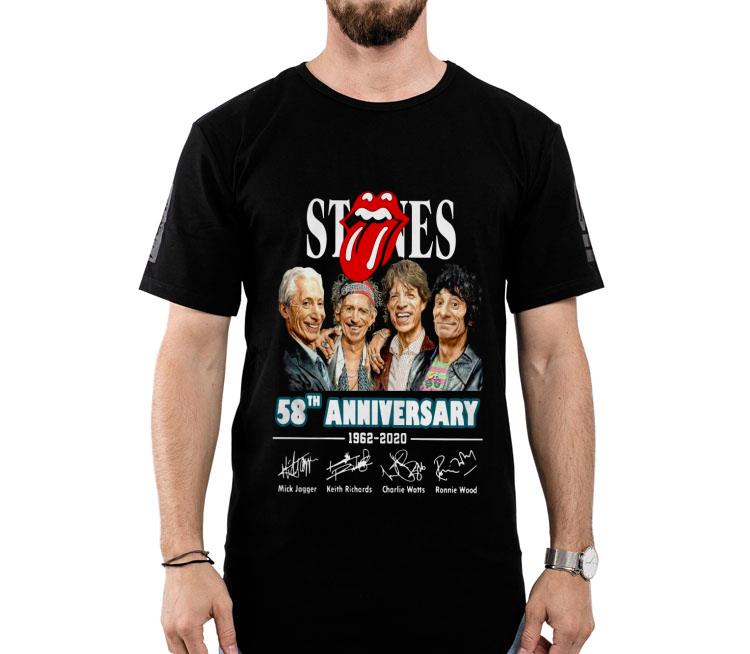 The Rolling Stone 58th Anniversary 1962-2020 Signatures Shirt The Rolling Stone 58th Anniversary 1962-2020 Signatures Shirt