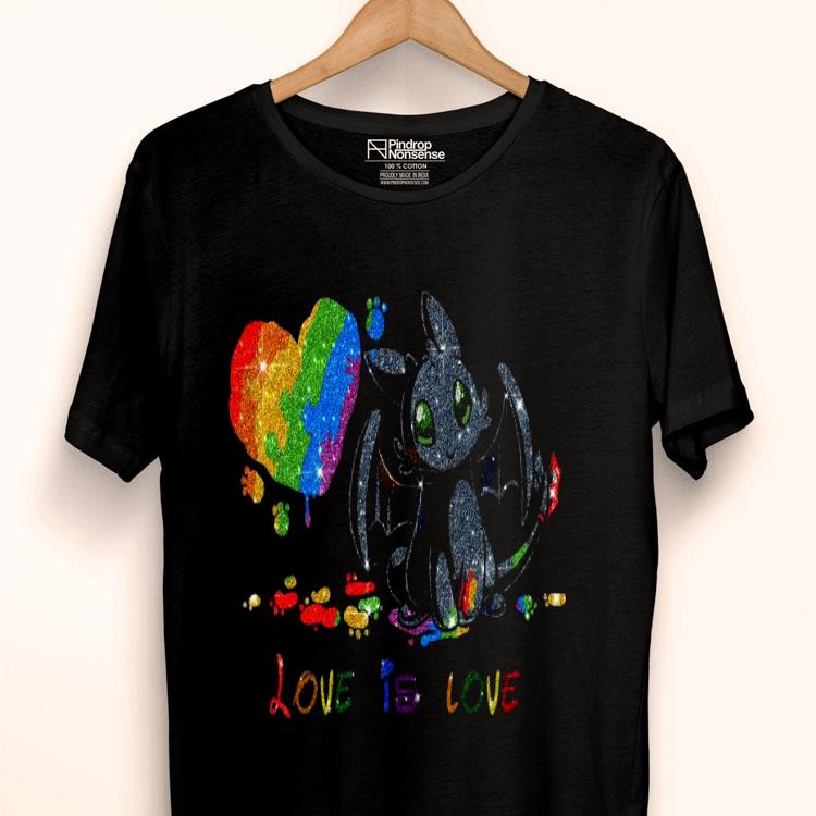 Night Fury Heart LGBT Love Is Love Shirt