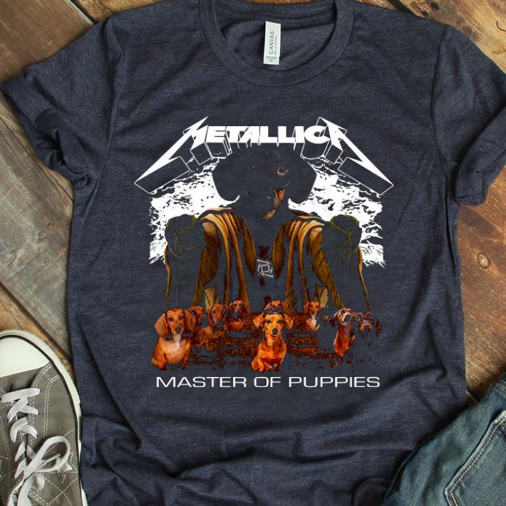 Dachshund Metallica Master Of Puppies Shirt
