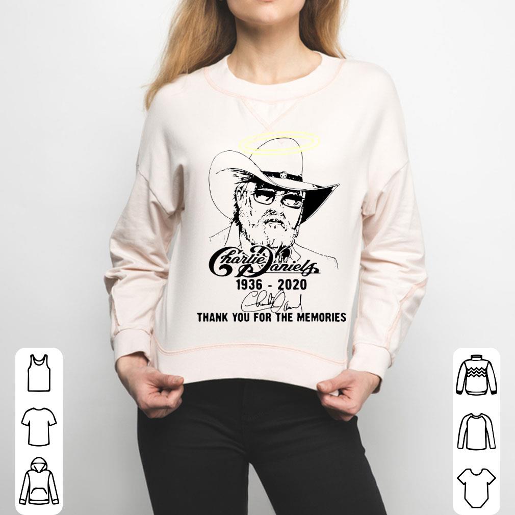 Charlie Daniels Band 1936 2020 Signature Thank You For The Memories Shirt