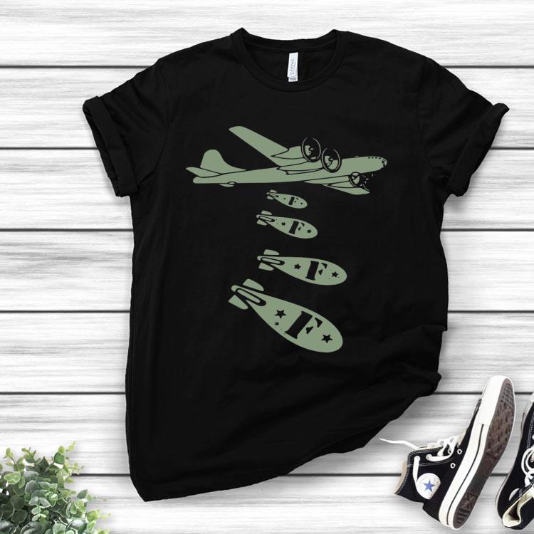 Bomber Dropping Bombs Shirt