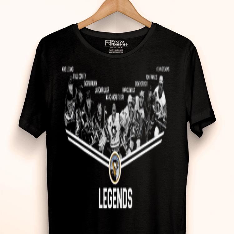 Pittsburgh Penguins Legends Team Player Signature Shirt