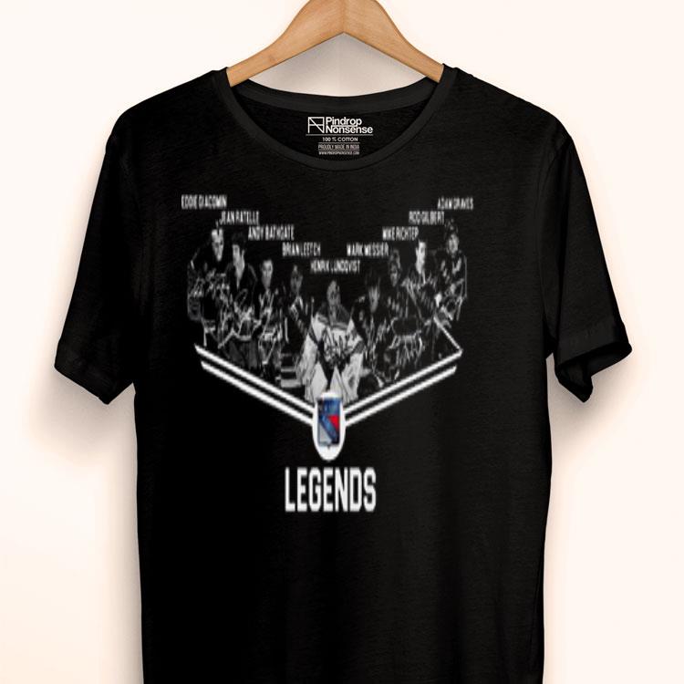 New York Rangers Legends Team Player Signature Shirt