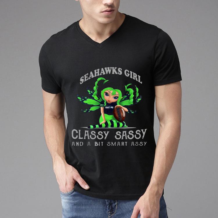 Butterfly Seahawks Girl Classy Sassy And A Bit Smart Assy Shirt