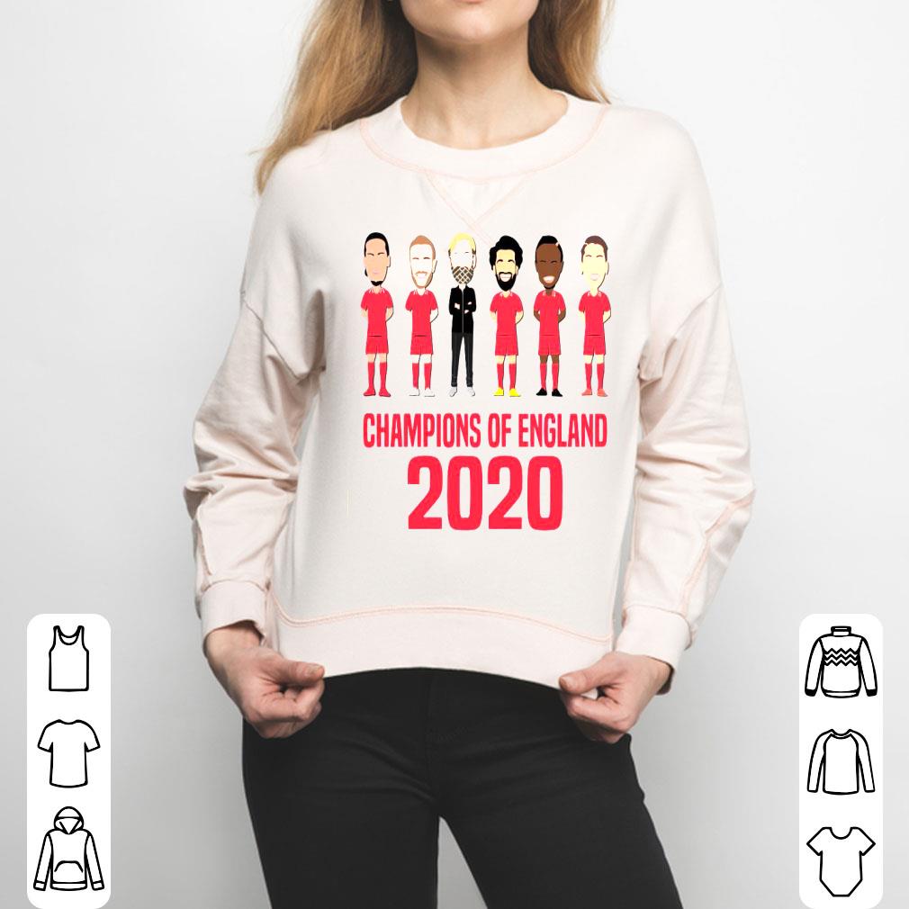 Liverpool Champions Of England 2020 Shirt