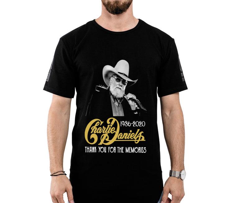 Charlie Daniels 1936 2020 Thank You For The Memories Shirt