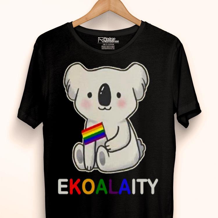 Koala LGBT Pride Flag Ekoalaity So Cute Shirt