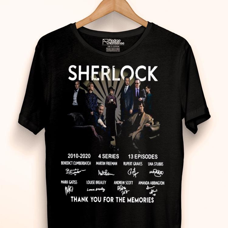 Sherlock 2010 2020 4 Series 13 Episodes Thank You For The Memories Signatures Shirt