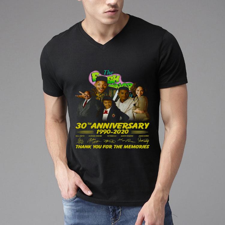 The Fresh Prince 30th Anniversary 1990 2020 Thank You For The Memories Signatures Shirt