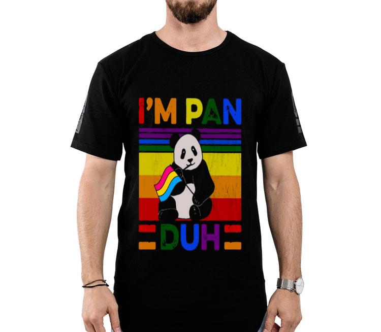 LGBT Panda I’m Pan Duh Vintage Shirt