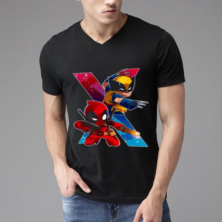 Baby Deadpool And Wbolverine Shirt