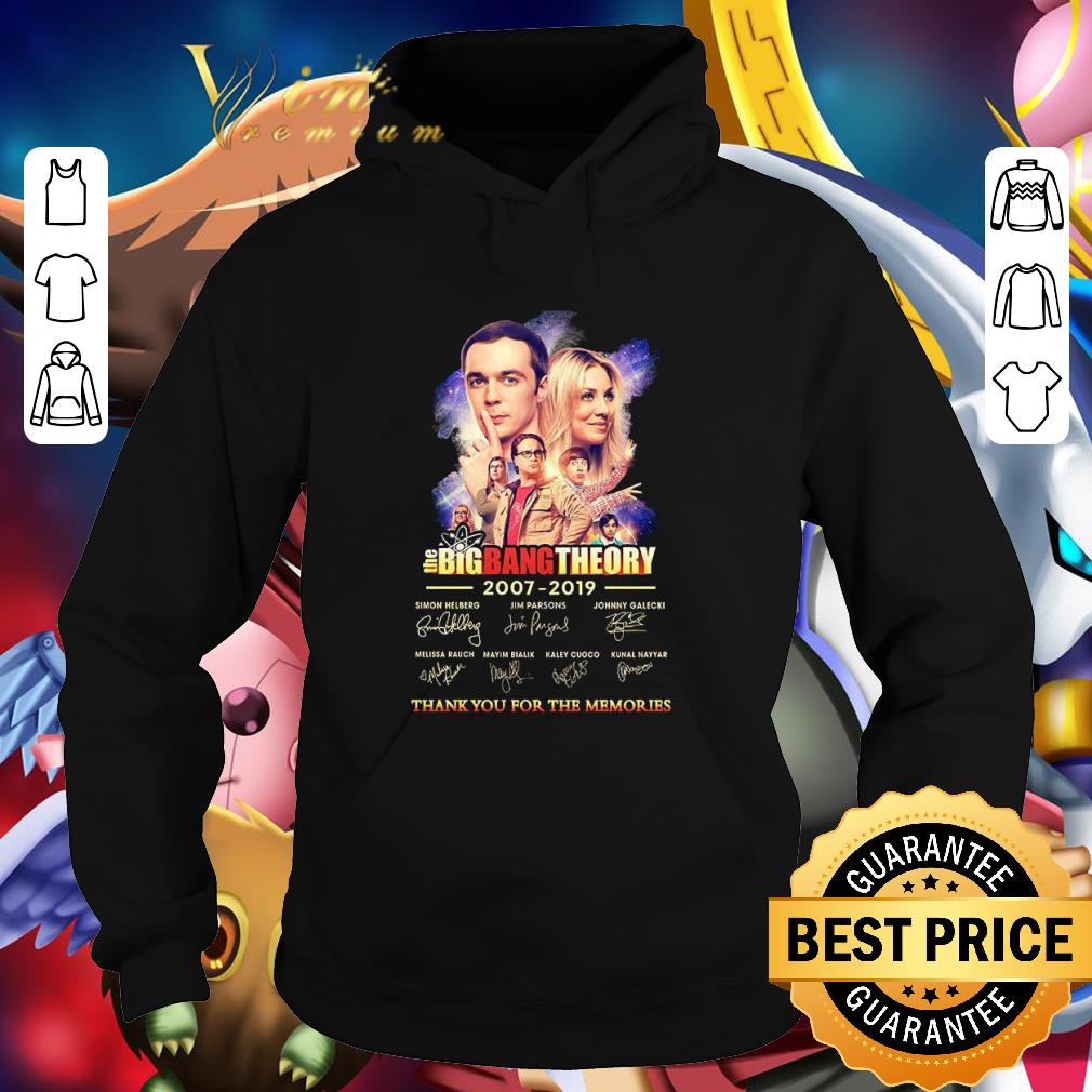 05c5c686 best the big bang theory 2007 2019 signatures thank you for memories shirt 4 - Best The Big Bang Theory 2007-2019 signatures thank you for memories shirt