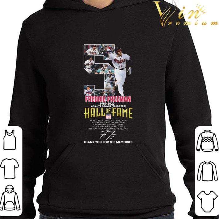 1ae90e62 freddie freeman 1989 2020 atlanta braves hall of fame signature shirt 4 - Freddie Freeman 1989-2020 Atlanta Braves Hall of fame signature shirt