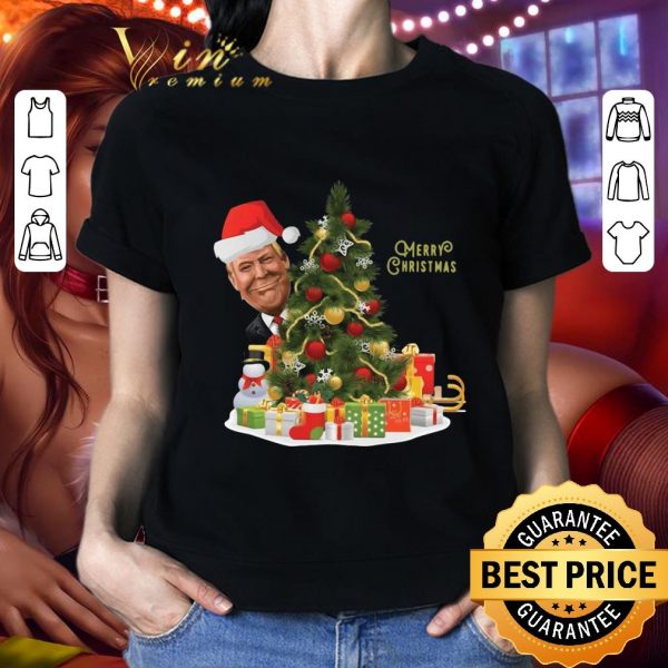 Premium Donald Trump Santa Happy Merry Christmas shirt