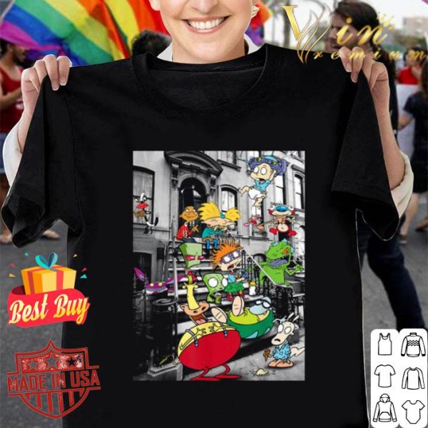 Awesome Throwback 90s Characters Of Nickelodeon's Most Famous Cartoon shirt