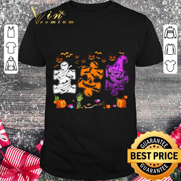 Awesome Autism Awareness mashup Halloween shirt