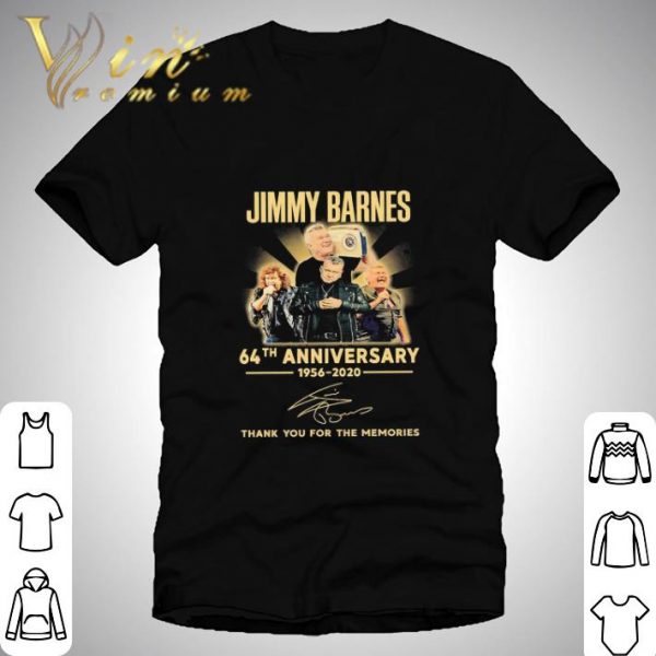 Thank you Jimmy Barnes 64th Anniversary 1956-2020 Signature shirt