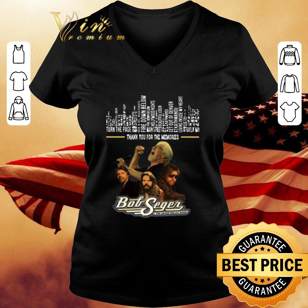 Official Thank You For The Memories Bob Seger shirt Official Thank You For The Memories Bob Seger shirt