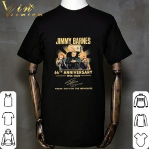 Thank you Jimmy Barnes 64th Anniversary 1956-2020 Signature shirt 1
