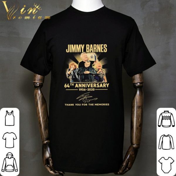 Thank you Jimmy Barnes 64th Anniversary 1956-2020 Signature shirt