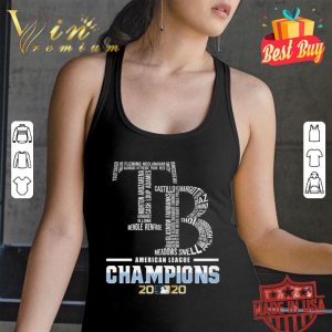 Premium Name Players Tampa Bay Rays American League Champions 2020 shirt 2