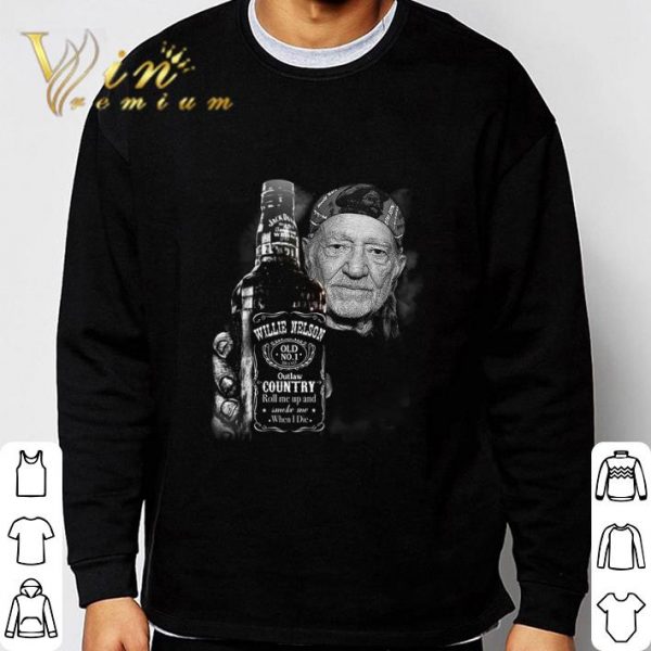 Willie Nelson Jack Daniel's Outlaw Country shirt