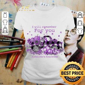 Best Truck i will remember for you Alzheimer's awareness shirt 1