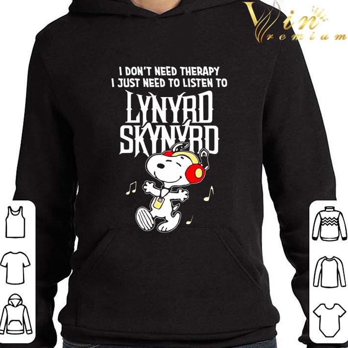 6bac67ab snoopy i don t need therapy i just need to listen to lynyrd skynyrd shirt 4 - Snoopy I don't need therapy i just need to listen to Lynyrd Skynyrd shirt