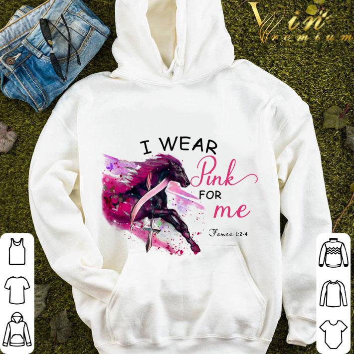 Horse Breast Cancer I Wear Pink For Me shirt 73402e39 horse breast cancer i wear pink for me shirt 4 - Horse Breast Cancer I Wear Pink For Me shirt