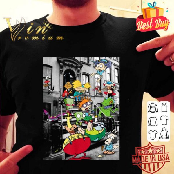 Awesome Throwback 90s Characters Of Nickelodeon's Most Famous Cartoon shirt
