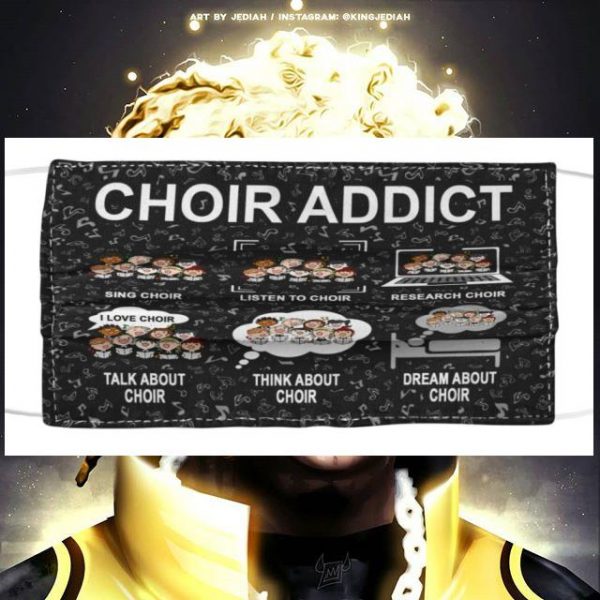Choir Addict Sing Choir Listen To Choir Research Choir Face Mask