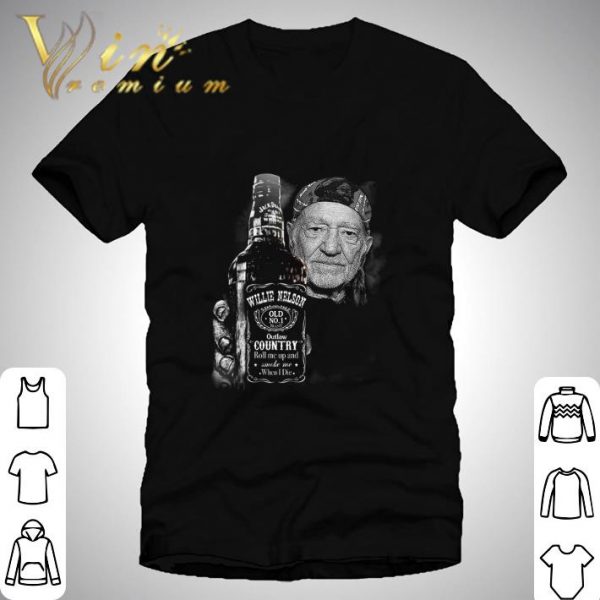 Willie Nelson Jack Daniel's Outlaw Country shirt
