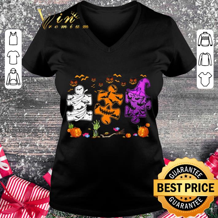 Awesome Autism Awareness mashup Halloween shirt