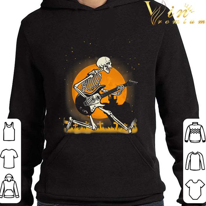 87dd0216 skeleton playing guitar halloween shirt 4 - Skeleton playing guitar halloween shirt