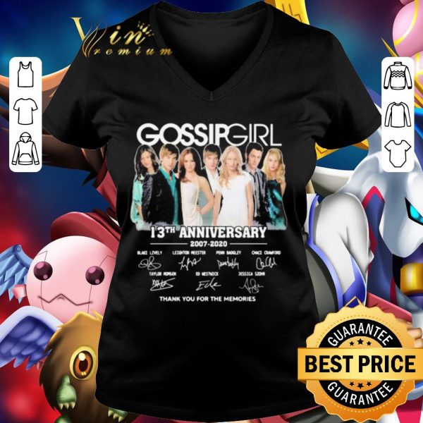 Original Gossip Girl 13th anniversary 2007-2020 signatures shirt