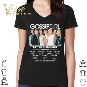 Original Gossip Girl 13th anniversary 2007-2020 signatures shirt 2