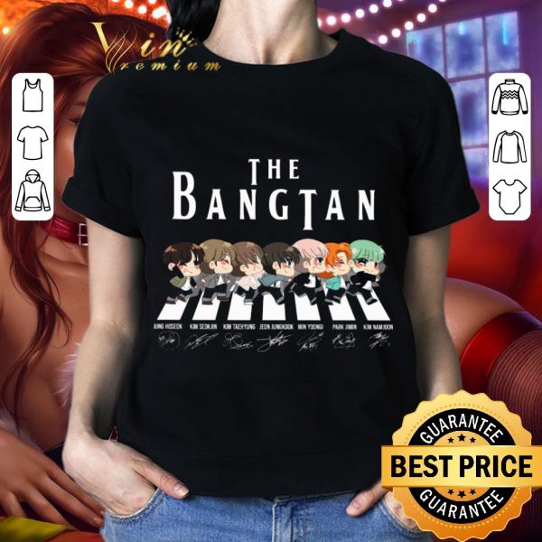Official BTS The Bangtan Abbey Road Signatures shirt