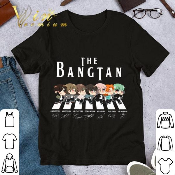 Official BTS The Bangtan Abbey Road Signatures shirt
