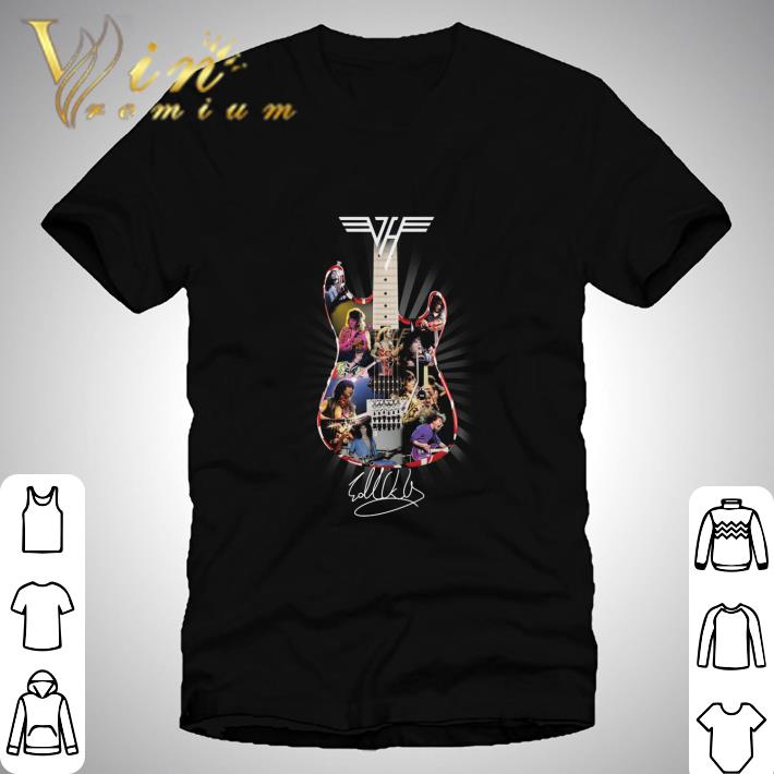 RIP Eddie Van Halen 1955-2020 signature Van Halen Band shirt