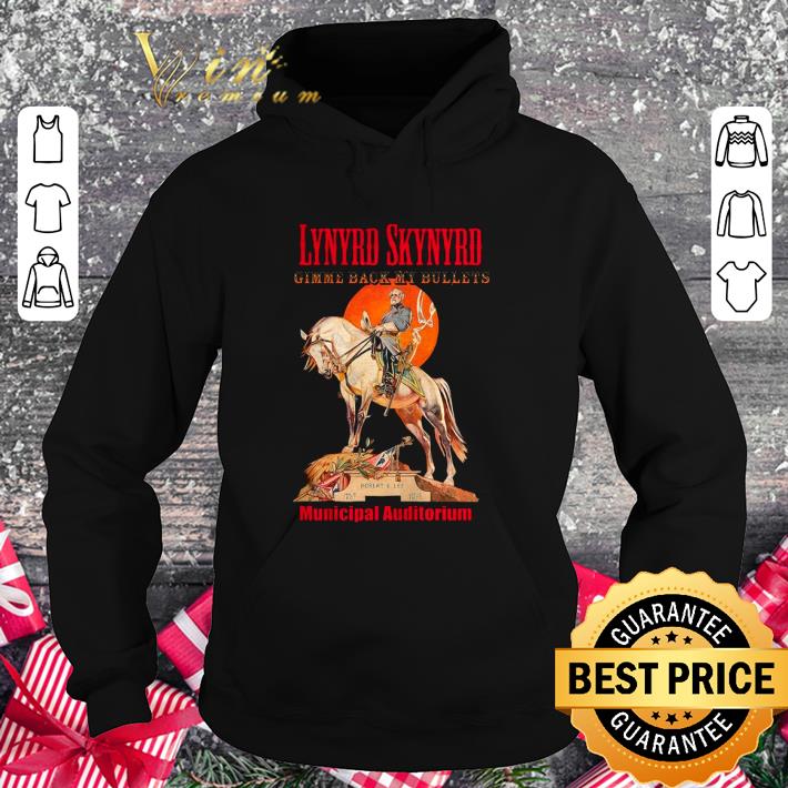 Original Lynyrd Skynyrd Gimme Back My Bullets Municipal Auditorium shirt c06c7a81 original lynyrd skynyrd gimme back my bullets municipal auditorium shirt 4 - Original Lynyrd Skynyrd Gimme Back My Bullets Municipal Auditorium shirt