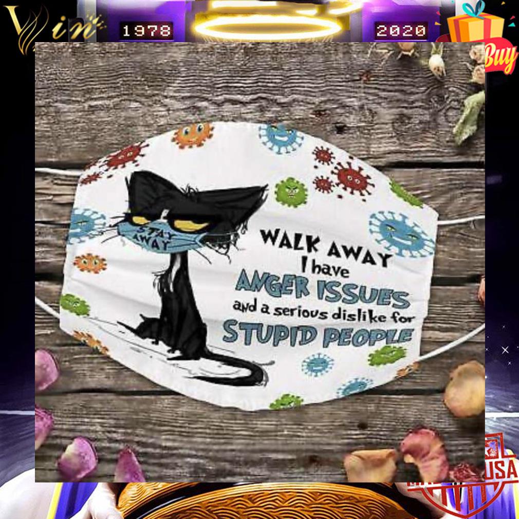 Black cat stay away walk away i have anger issues face mask c69d8792 black girl stay away walk away i have anger issues face mask 4 - Black cat stay away walk away i have anger issues face mask