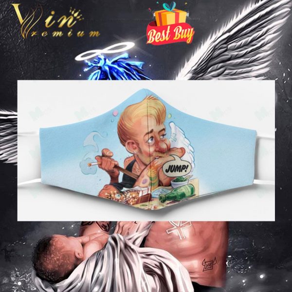 RIP Eddie Van Halen Jump face mask