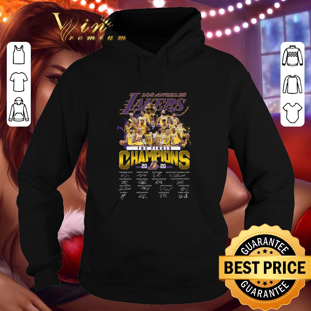 Team Los Angeles Lakers The Finals Champions 2020 signatures shirt d6de3845 team los angeles lakers the finals champions 2020 signatures shirt 4 - Team Los Angeles Lakers The Finals Champions 2020 signatures shirt
