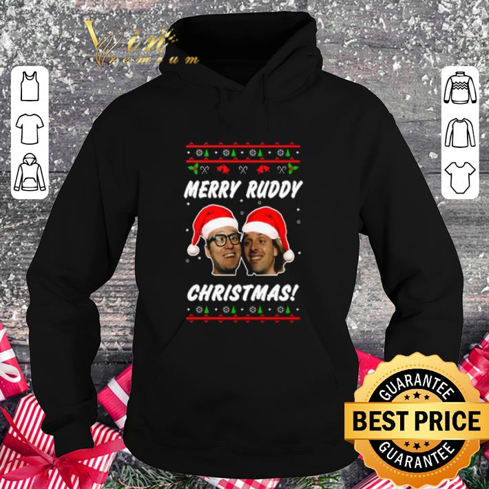 Awesome Merry Ruddy Christmas Bottom Richie & Eddie Hitler Ugly shirt fc3396cc awesome merry ruddy christmas bottom richie eddie hitler ugly shirt 4 - Awesome Merry Ruddy Christmas Bottom Richie & Eddie Hitler Ugly shirt