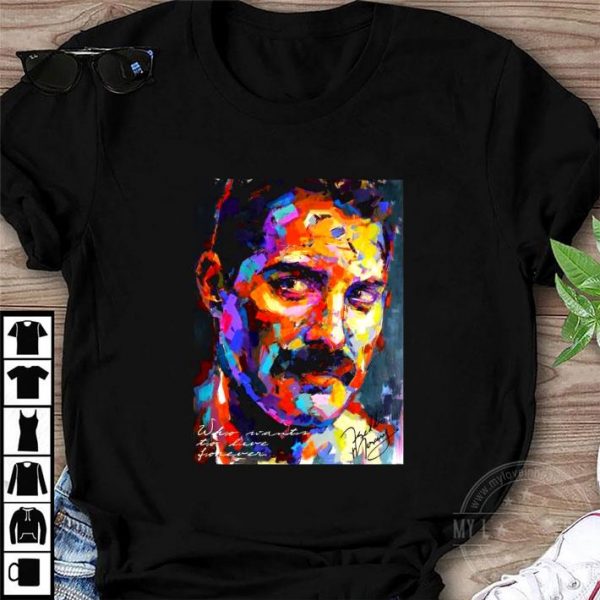 Awesome Freddie Mercury Art Signature shirt