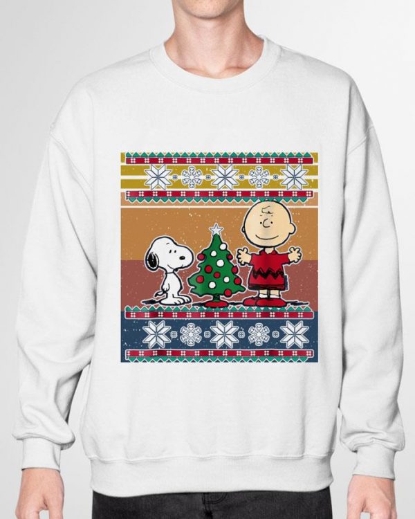 Snoopy and Charlie Brown vintage ugly shirt