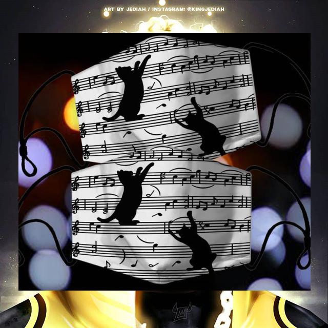 Black cat and music note face mask 035af39b black cat and music note face mask 4 - Black cat and music note face mask