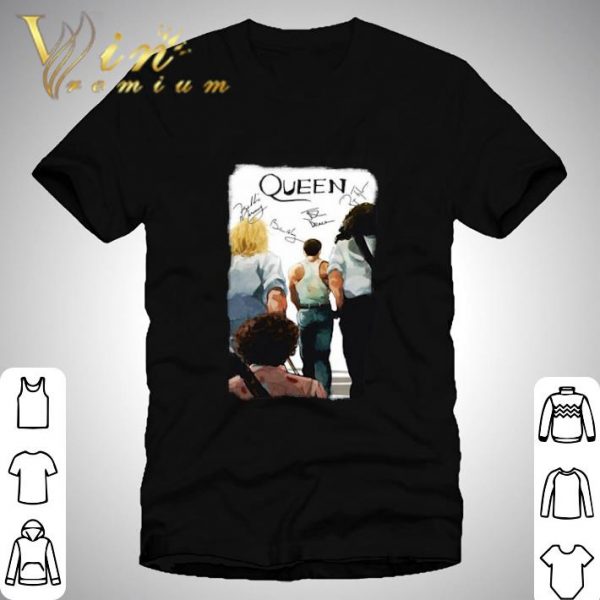 Queen Rock Band Signatures shirt